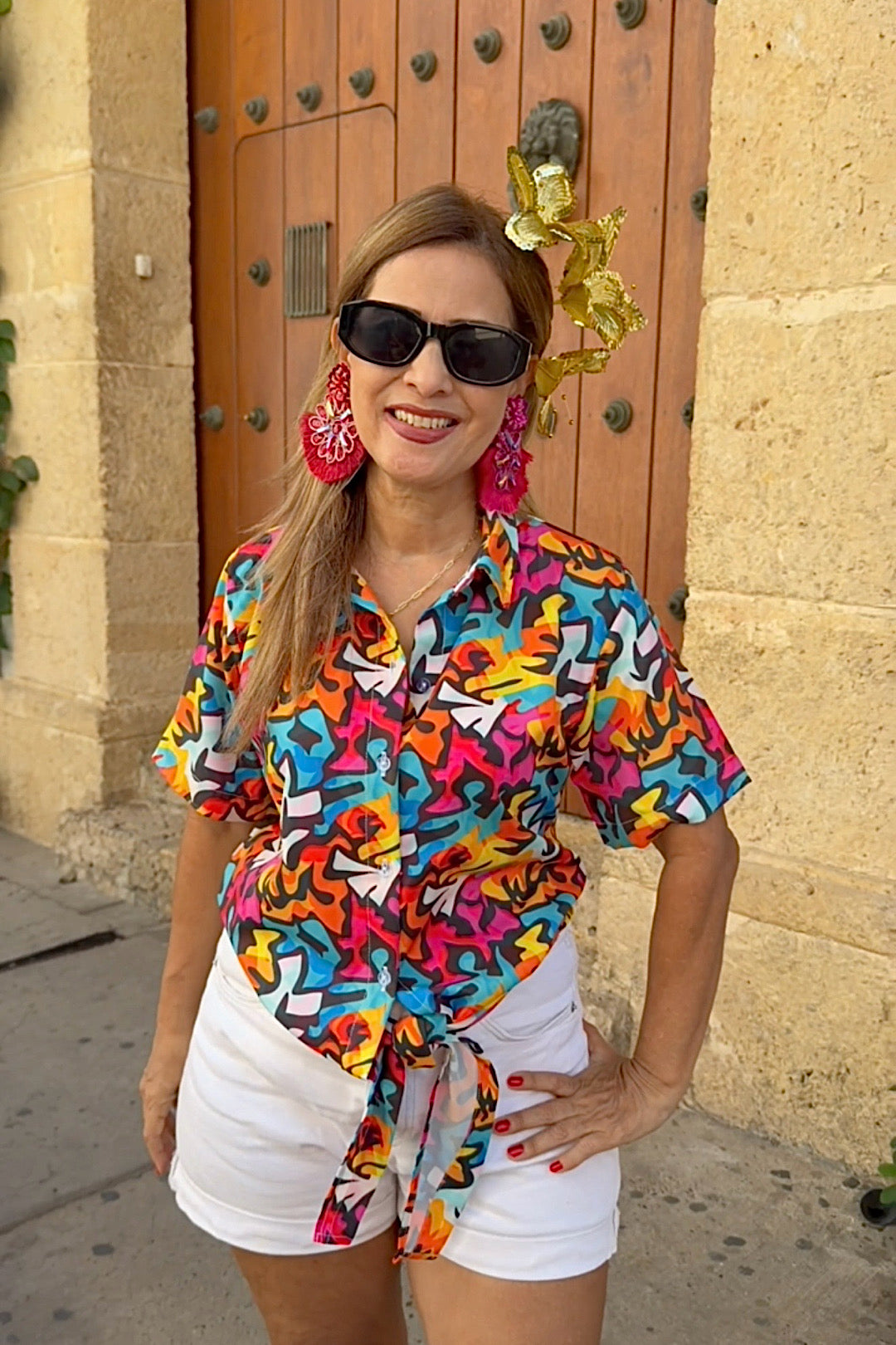 Caribeña Dama Boton