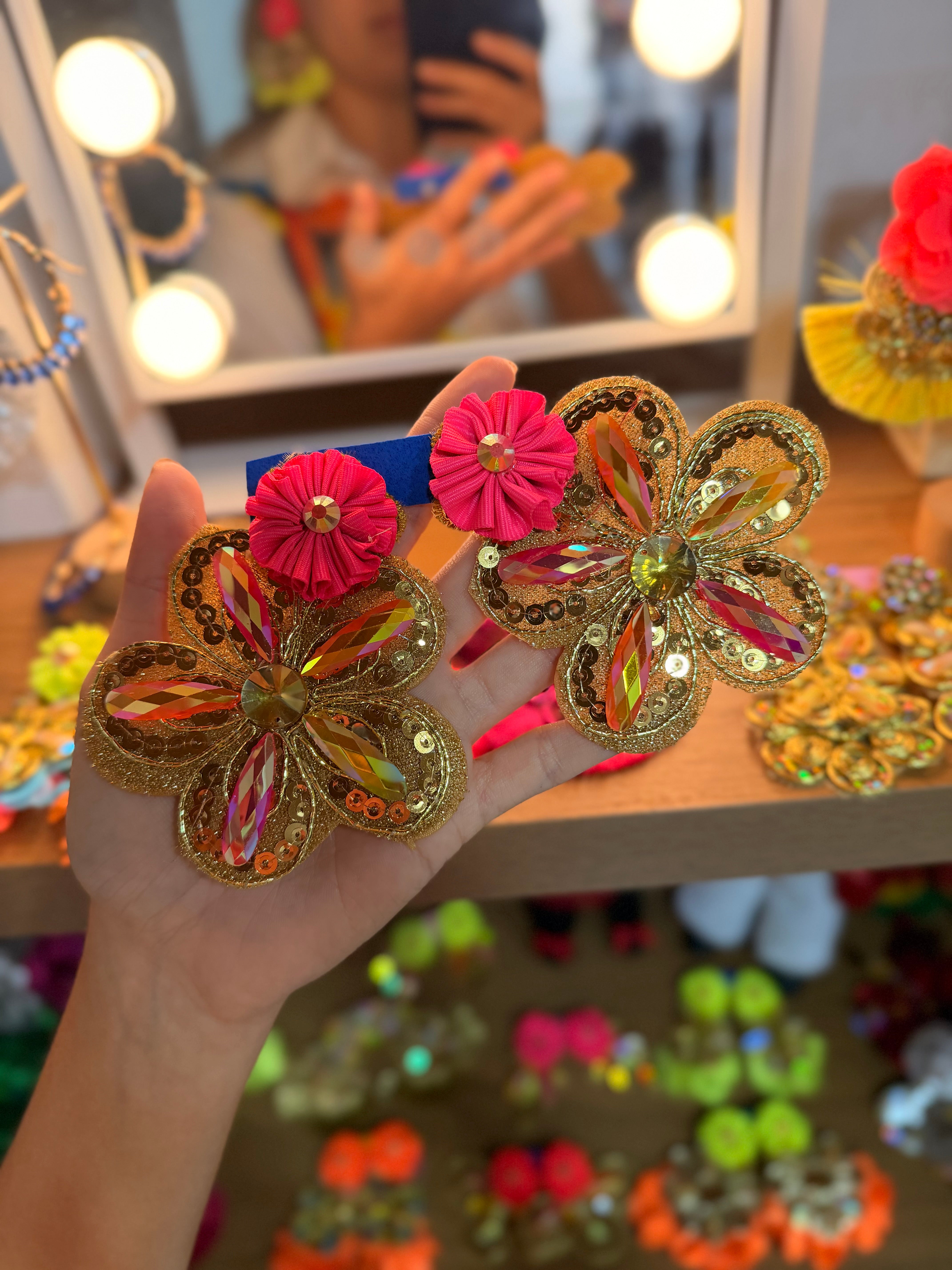 Aretes Flor