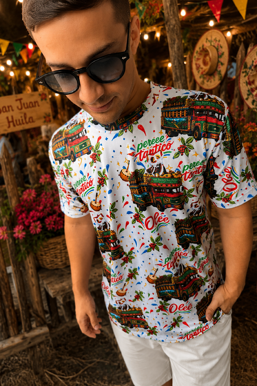 Hombre Camiseta Chiva