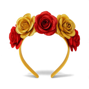 Diadema Rojo Dorado